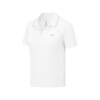 Skechers Basic Sports Series Simple Comfortable Versatile Slim Fit Short Sleeve Polo Shirt Women tops Bright-White P225W142-0019 S