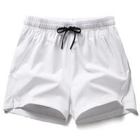 All Match Solid Color Casual Running Shorts For Men And Women XS balta
