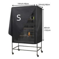 Cage Covering Extra Large Parakeet Cover Oxford Cloth Cage Cover 48*48*102cm 210D Oxford Cloth Material Easy To Maintain