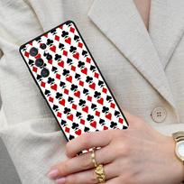 Playing Cards Suit Symbols Cell Phone Case for Samsung Galaxy S26 Ultra S25 S24 S23 S22 S21 S20 Note10 Cover Galaxy S20 5G