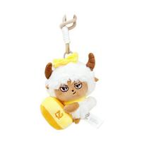Pleasant Goat And Big Big Wolf Plush Keychain With Pp Cotton Inner For Gift And Collecting Style A