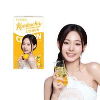 Teazen Citron Kombucha Zero Sugar Probiotic Fruit Tea 10 Sticks Fruit Tea 10 Sticks