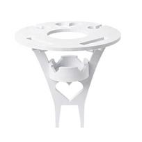 Outdoor Wine Glass Rack Portable Compact with Ground Stake Easy to Assemble Rack for Outdoor Activities balta