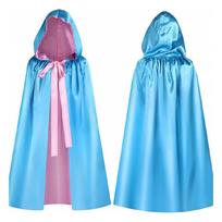 Helovino Šalis Skraistė Dviejų spalvų Skraistė Anime Cosplay Cos Kostiumas S mėlyna