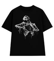 Vintage Skeleton Ripping Rip Cage 90s Shirt Retro Skeleton Graphic T-shirt S