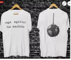 Rage Against The Machine Typewriter Concert T-Shirt Rage Against The Machine Sh XXXL
