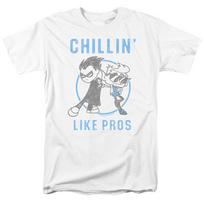 Teen Titans Go! Like Pros T Shirt Mens Licensed Cartoon Merch Beast Boy White L