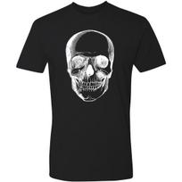 Cottage Cult Clothing Tee T Shirt Black 100% Cotton Skull Goth Witch tattoo M