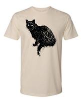 Cottage Cult Clothing Tee T Shirt Cotton Goth Witch Occult Victorian Black Cat XL