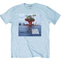 Men's Gorillaz Plastic Beach Slim Fit T-shirt XX-Large Light M