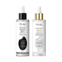 Peel Shot Glow Rice Ampoule Duo, Black and White Rice Exfoliant for Face and Body, Rice Exfoliator for Faces Dead Skin Cells Remover, Face Peel Shot S 1pcs
