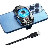 Gaming Phone Cooler, Universal Phone Cooling Fan with Dual Cooling Modes, Mobile Phone Cooler for iPhone and Android Smartphones from 4.5 to 7 inches