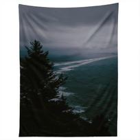 DARK MOODY COAST tapestry 75x100 juoda