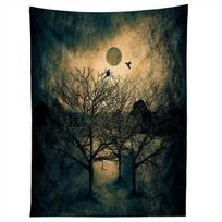 DARK FOREST II tapestry 75x100 juoda