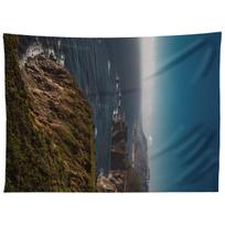 BIG SUR CALIFORNIA VI tapestry 75x100 juoda