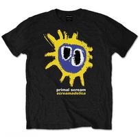 Primal Scream T Shirt - Screamadelica Cover 100% Official-XXL Black S
