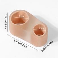 1PC Silicone Toe Spreader Separator Bunion Hallux Valgus Corrector Thumb Finger Correction Straightener Foot Care Tool'