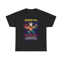 Funny Bachelorette Party T-Shirt Dancing Goat Male Stripper Tee for Bride to Be 2XL