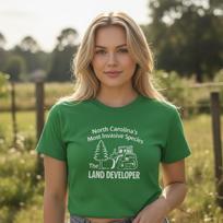North Carolina Humor Tee, Land Developer T-Shirt, Nature Lovers Invasive Species S