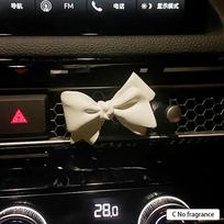 Universal Car Air Freshener Holder Bowknot Bear Shape Gypsum Fragrant Stone Auto Air Outlet Freshener Perfume Clip Accessories