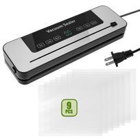 Electric Vacuum Sealer Machine Automatic Food Storage Seal Touch Button Dry/Wet Built-in Cutter Kitchen Sealing Vacuum packaging