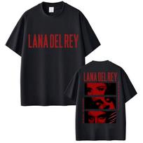 Singer Lana Del Rey Graphic T Shirt Unisex Women Fashion Hip Hop 90s Vintage TShirts Cotton Casual Tshirt Y2k Streetwear Summer S
