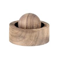 Car&Home Aromatherapy Diffuser Wood Black Walnut Round Ornaments Ball Car Fragrance Essential Dashboard Wood Oil Stone Diff P9A0