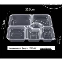 HANDUNYOU Multi-Compartment PP Meal Prep Containers
