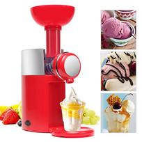 Swirlio Home Fruit Ice Cream Maker Natural Homemade Gelato Machine Blender Healthy Dessert Maker Quick Freeze raudona