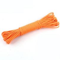 Luminous Rope 9 Strands 4mm Paracord Nylon 550 Tent Cord Glow Parachute Outdoor Bundle Lanyard Camping Survival Edc Equipment 10M oranžinė