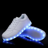 LED batai šviečiantys batai vyriški batai USB įkrovimas blyksintys batai Amazon kvėpuojantys žemi sportbačiai šviesūs batai balti batai moteriški batai 35 yards