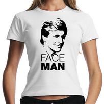 Faceman Face Man The A-Team Cult Retro Fan Fan Shirt Lady Ladies Girlie T-Shirt Mens Womens Tees Top M