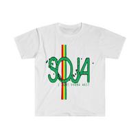 Soft Cotton T-Shirt Mens Womens Tees Top. Soja reggae band music S