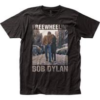 Bob Dylan Freewheelin Unisex T-shirt Music Classic Concert Rock Band Tee New Black Graphic Tee S