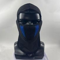 Kvėpuojanti Balaclava motociklų kaukė visam veidui motociklams dviračiams mėlyna