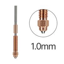 3D spausdintuvo priedas 1,0 mm CZ vario grūdinto plieno dangos antgalis, suderinamas su Creality K1C K1 1.0mm