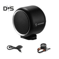 Su „Bluetooth“ suderinamas garsiakalbis, atsparus vandeniui kompaktiško dizaino įkraunamas belaidis dviračio rago nešiojamasis mini garsiakalbis juoda