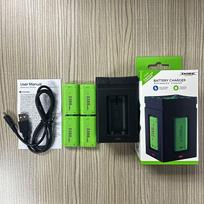 TYX-3610 XBOX ONE/RIES Controller Battery Pack Charging Dock juoda/žalia