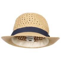 Moterims/Merginoms Trilby Šiaudinė Skrybėlė One Size natūrali