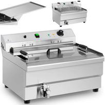 Fish and Chips Donut Fryer with Drainer 9000 W 30 L 400 V