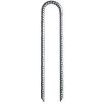 12 Inch U Shaped Tent Pegs Metal Heavy Duty Thick Garden Stakes Galvanised Steel Fits Football Goal Post Trampolines Accessories