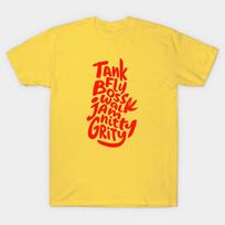 Men Black Print T-shirt Tank Fly Boss Walk Jam Nitty-Grity No-Cut Transfer Paper Print Cotton Tshirt L geltona
