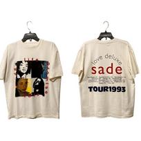 SADE 1993 Tour Unisex T-Shirt (2-SIDED) S-5XL Unisex T-Shirt XXXXL