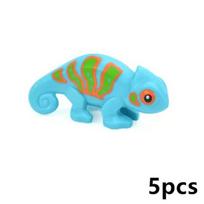 MOC City Animal Building Block Figures Goat Sheep Eagle Owl Panda Parrot Seagull Penguin Zoo Fram Accessories Bricks Toy