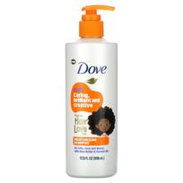 Dove, Vaikų priežiūra, Drėkinamasis šampūnas, Garbanoms, Garbanoms ir bangoms, 17,5 fl oz (518 ml)
