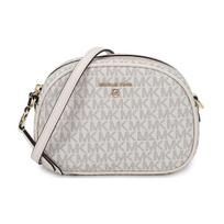Michael Kors MK Jet Set Charm Monogram Fashion Commuter Crossbody Shoulder Bag Small Women bags Vanilla-White 32S1GT9C0B-132 Basic Set (Bag+Dust Bag)
