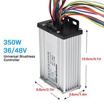 350W 36/48V Universial Brushless Controller for Electric   Electric Scooter