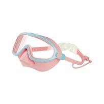 Kids Swimming Goggles for Boys & Girls (3-15 Years) Big Frame HD View, Anti-Fog, No-Leak, Comfortable Silicone Swim Goggles One Size rožinė