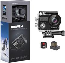 AKASO Brave 4 Action Camera 4K30FPS 20MP WiFi Enabled Image Stabilization External Microphone Support Sports Camera Compact 30M Underwater Camera with