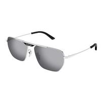 Balenciaga Tag 2.0 Navigator Sunglasses Matte Dark Ruth/Blue Men Eyewear 703445T00058183 Basic Packaging-Eyeglass Case